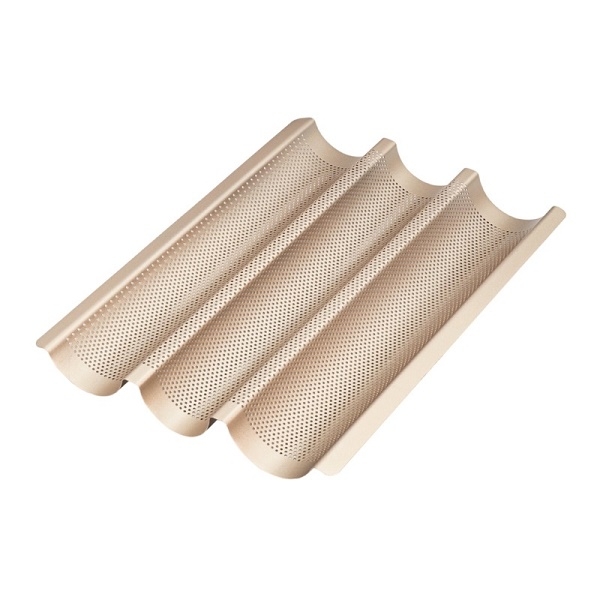 Khay bánh mỳ chống dính 3 sóng UniBaker 38*33*2.4cm