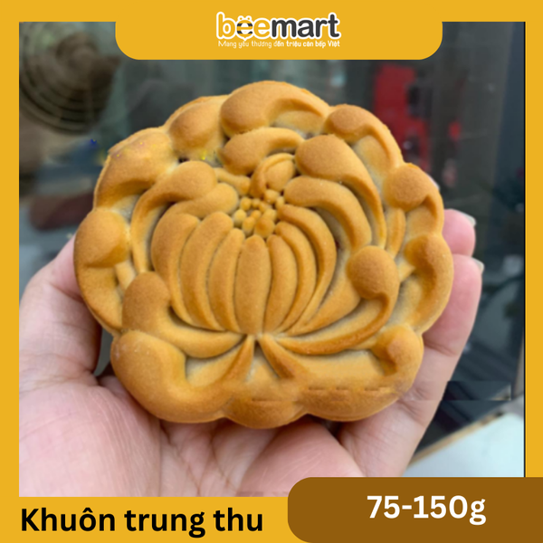 Khuôn trung thu hoa cúc 1 mặt