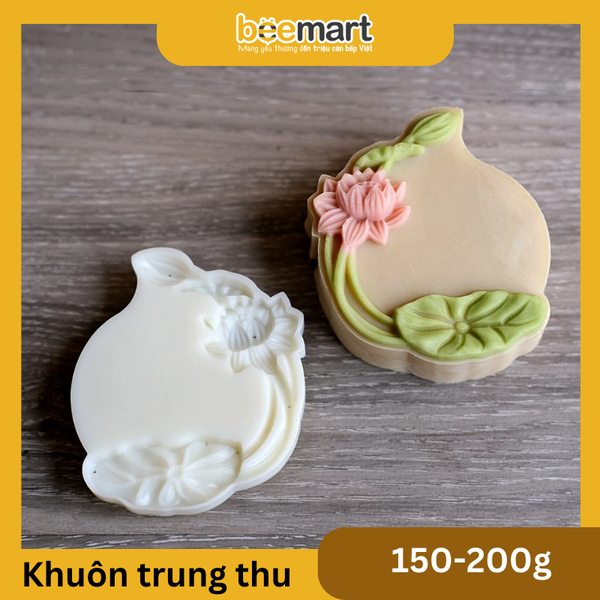 Khuôn trung thu lò xo sen nước 1 mặt