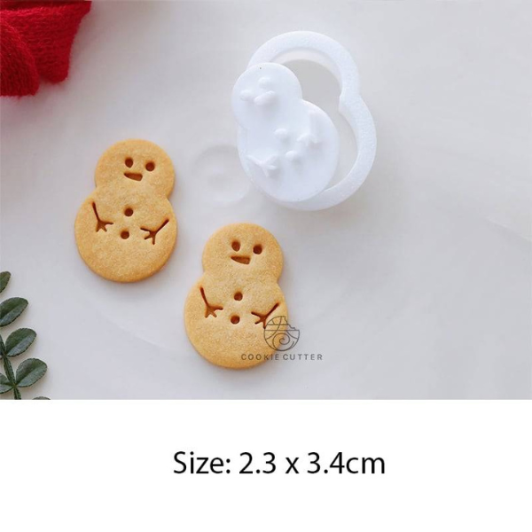 Khuôn nhấn cookies nhiều hình giáng sinh