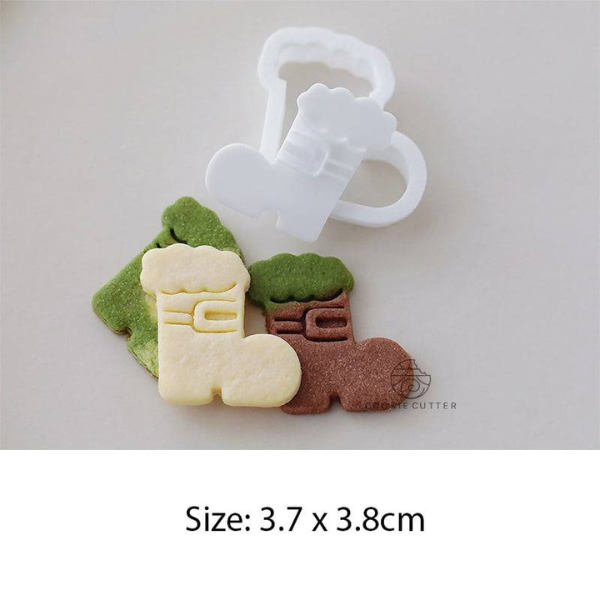 Khuôn nhấn cookies nhiều hình giáng sinh