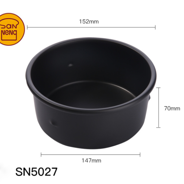 Khuôn bánh tròn đế liền chống dính 6 inch
