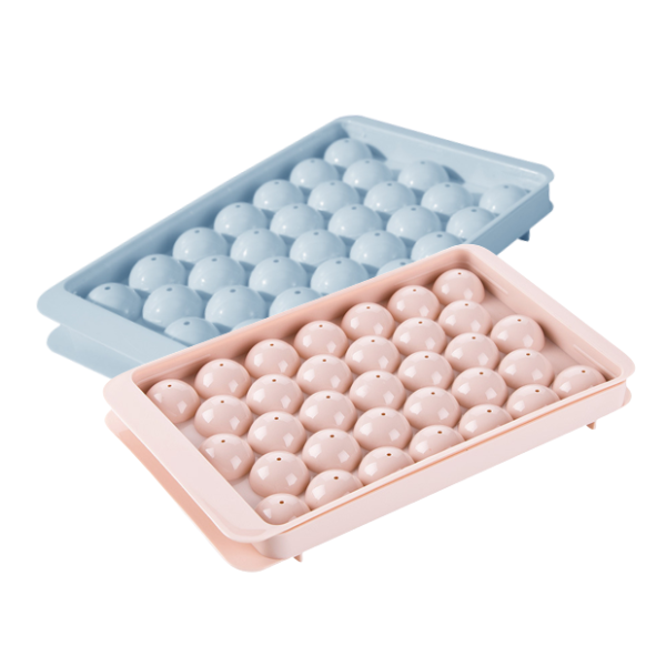 Khuôn làm thạch bóng nước tròn 33 viên