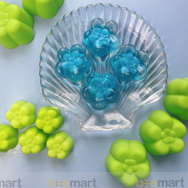 Khuôn thạch mẹ con hình hoa 5 cánh (10 chiếc)