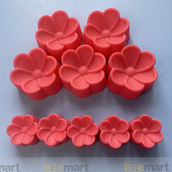 Khuôn thạch mẹ con hình hoa 6 cánh (10 chiếc)