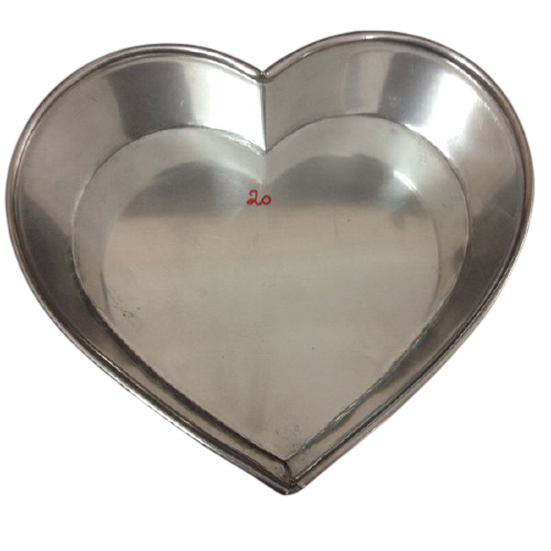 Khuôn tim đế liền 20 cm