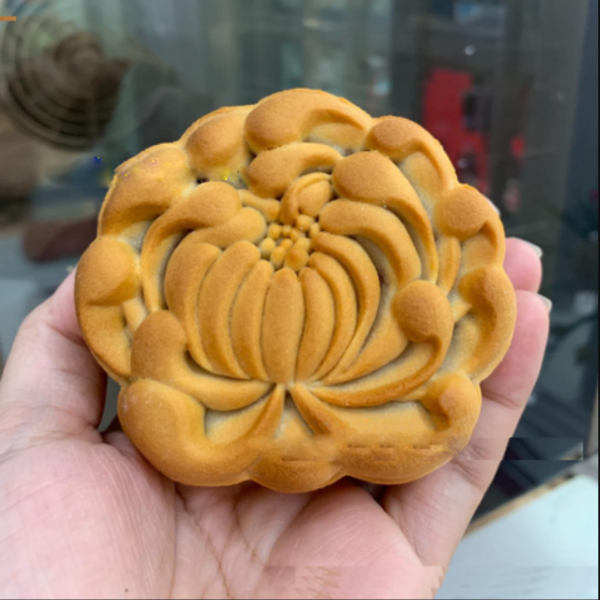 Khuôn trung thu hoa cúc 1 mặt
