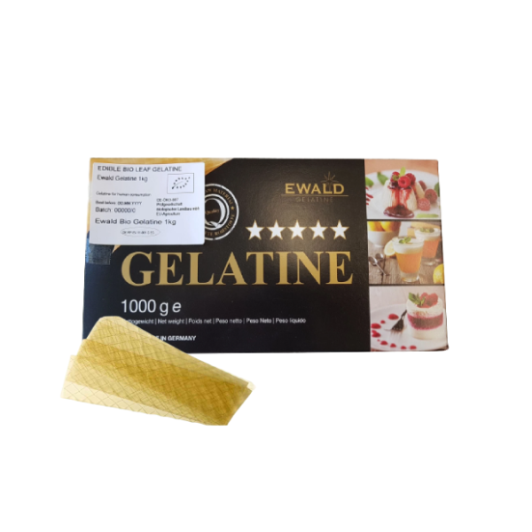Lá gelatine hữu cơ Ewald 1kg