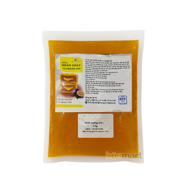 Nhân lava chanh leo chảy Hoa Loan 1kg