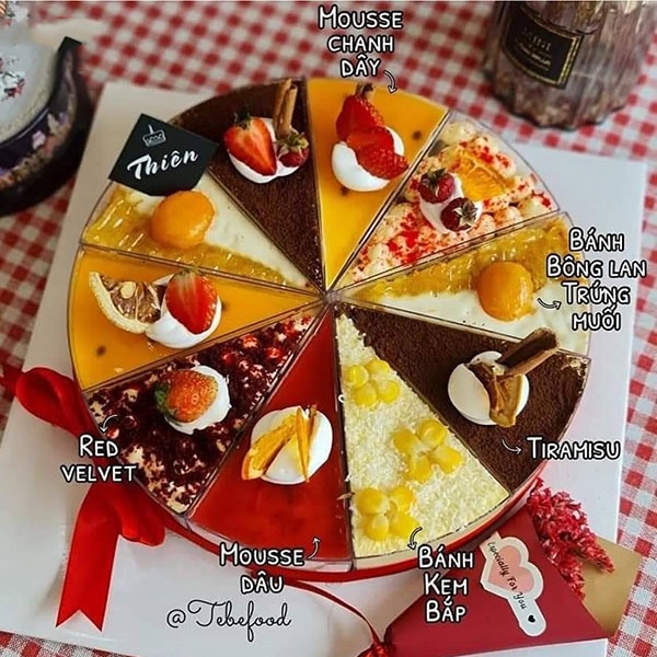 Ly nhựa đựng bánh hình tam giác 11.7 x 7.3 x 4.8cm (5 chiếc) LC-48