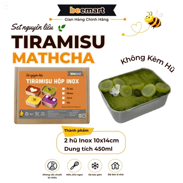 [SNL] Tiramisu hộp thiếc chữ nhật ( thành phẩm 2 hộp) Giao toàn quốc