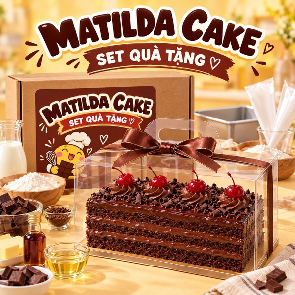 [SNL] Bánh Matilda chocolate cake Giao toàn quốc) - 14cm ( quà tặng)
