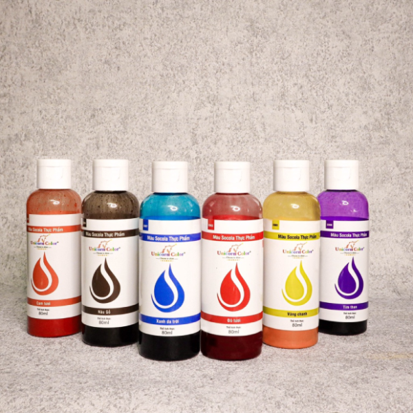 Màu dầu pha socola Unicorn Tím than 80g