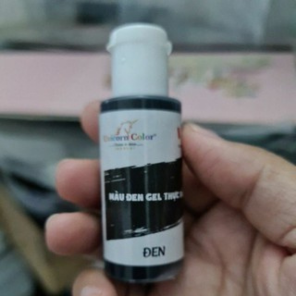 Màu thực phẩm gel đen Unicorn Color 28g