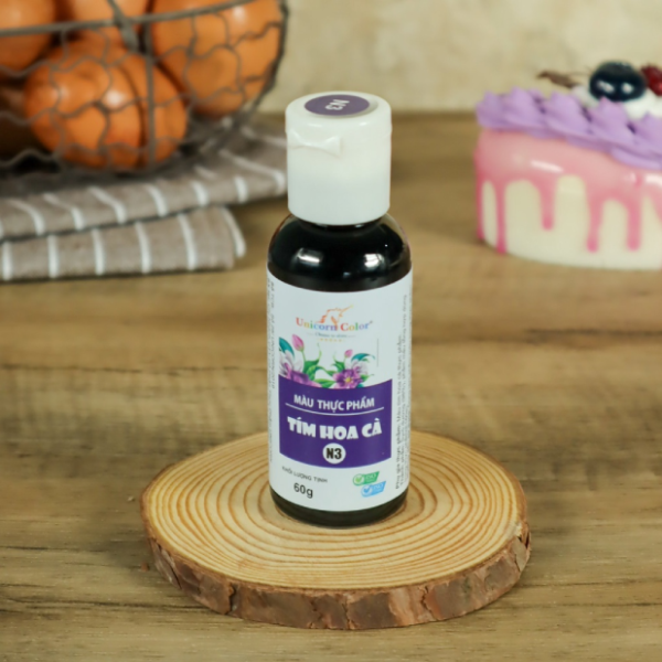 Màu thực phẩm Siro Unicorn Tím hoa cà N03 60g