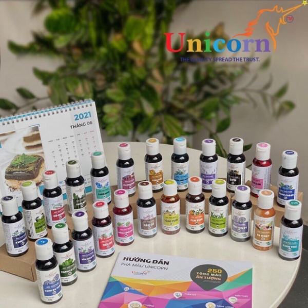 Màu thực phẩm Siro Unicorn Xanh corban N24 60g