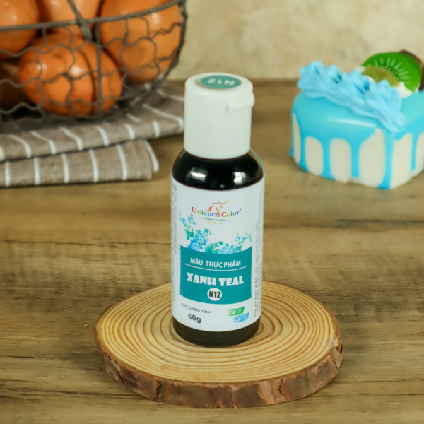 Màu thực phẩm Siro Unicorn Xanh Teal N12 60g