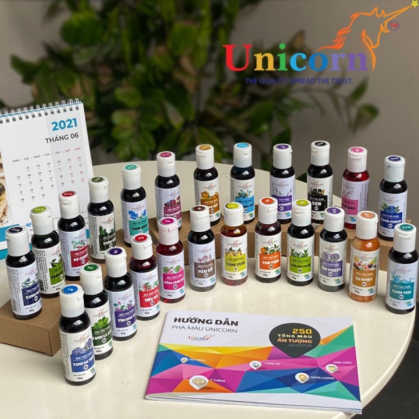 Màu thực phẩm Siro Unicorn Xanh da trời N01 60g