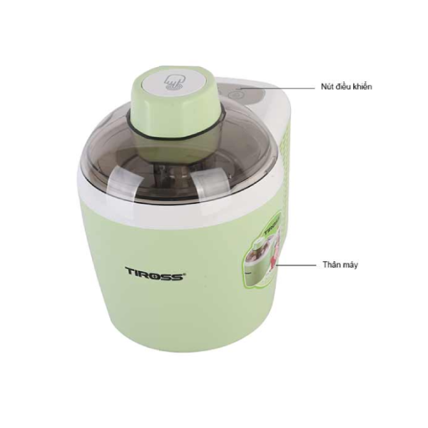 Máy Làm Kem Tự Động Tiross TS9090 (Màu xanh)