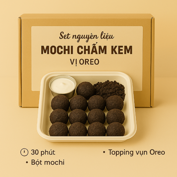 [SNL] Bánh Mochi chấm kem phô mai