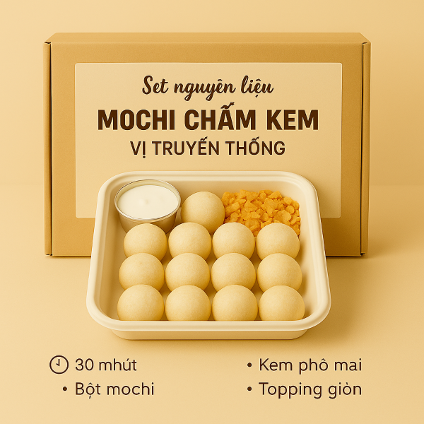 [SNL] Bánh Mochi chấm kem phô mai