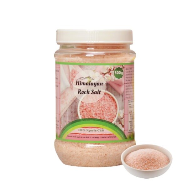 Muối hồng Himalaya dạng nhuyễn hộp 500g Smile