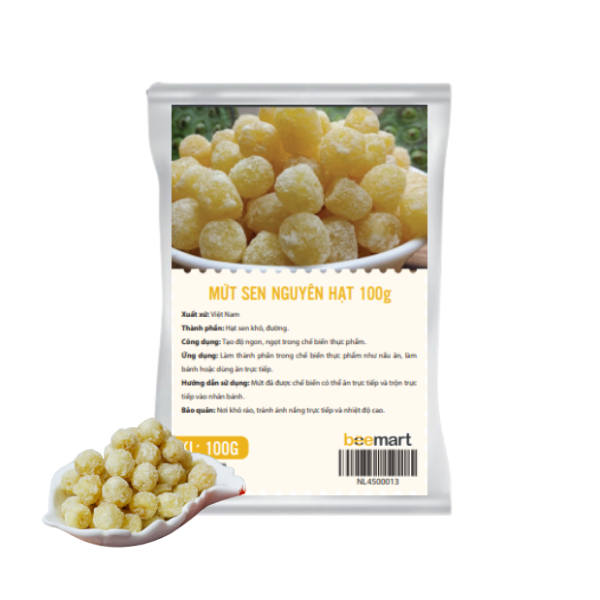 Mứt sen nguyên hạt