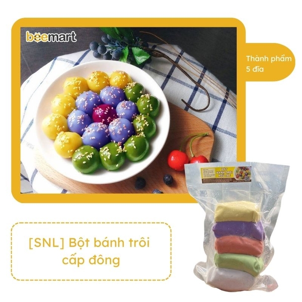 [Bột trộn sẵn cấp đông] Bánh trôi ngũ sắc