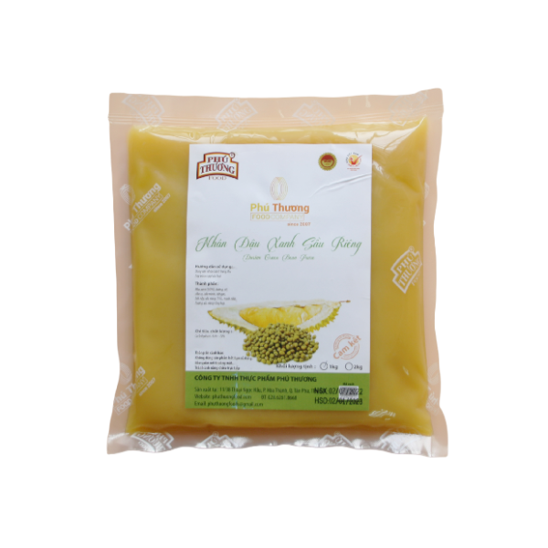 Nhân đậu xanh sầu riêng Phú Thương 1kg