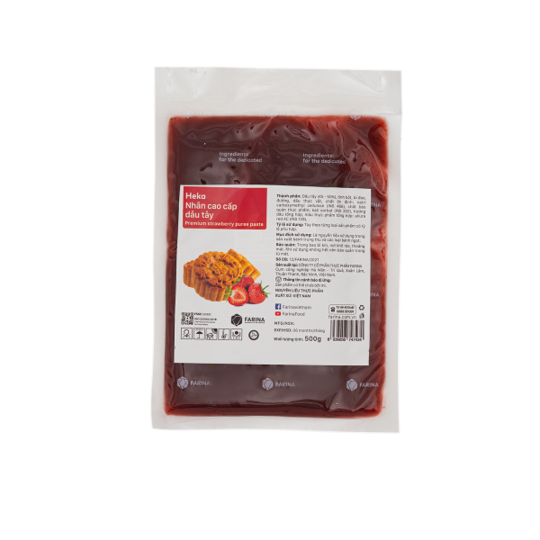Nhân Farina Heka thịt quả dâu tây 500g