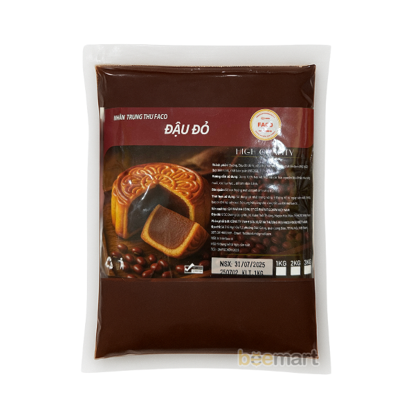 [Faco Foods] Nhân trung thu Đậu đỏ CLC 1kg