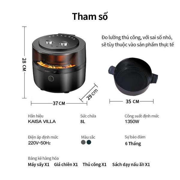 Nồi chiên không dầu Camel 9L