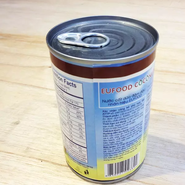 Nước cốt dừa Eufood Thái Lan 400ml