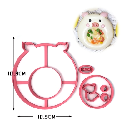 Khuôn bánh bao tạo hình pizza 12 con giáp