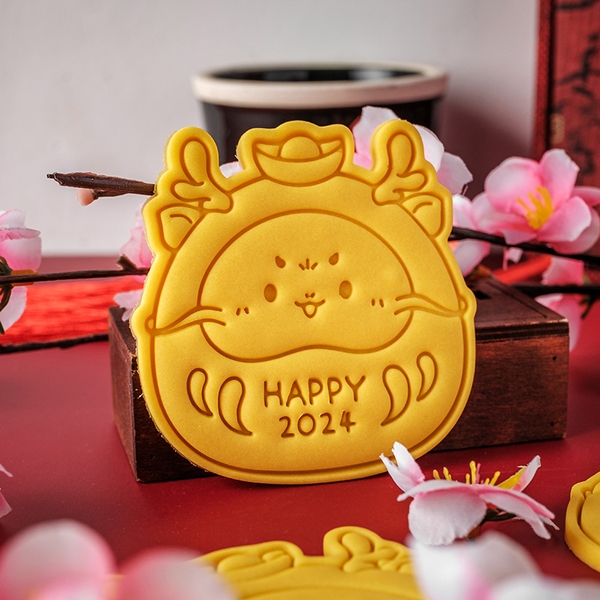 Set 9 khuôn cookie Rồng tròn
