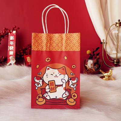 Túi giấy Tết 21x13x8cm