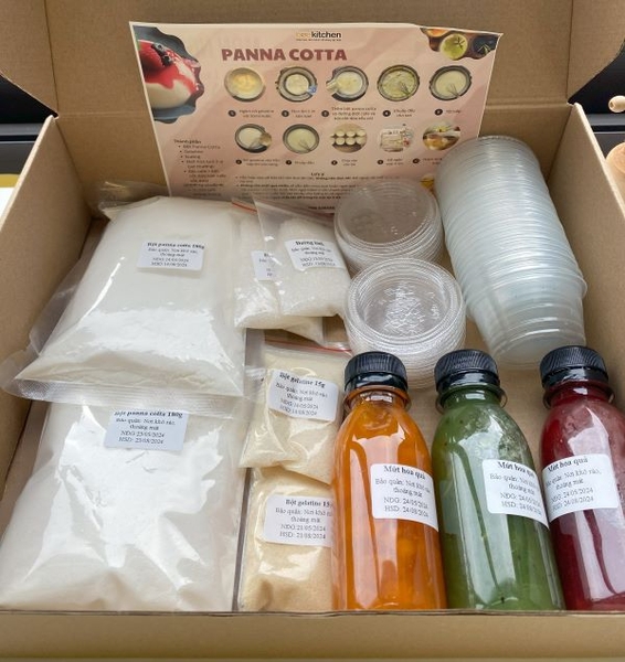 [SNL] Panna Cotta siêu mứt 3 vị (100g mứt mỗi vị )