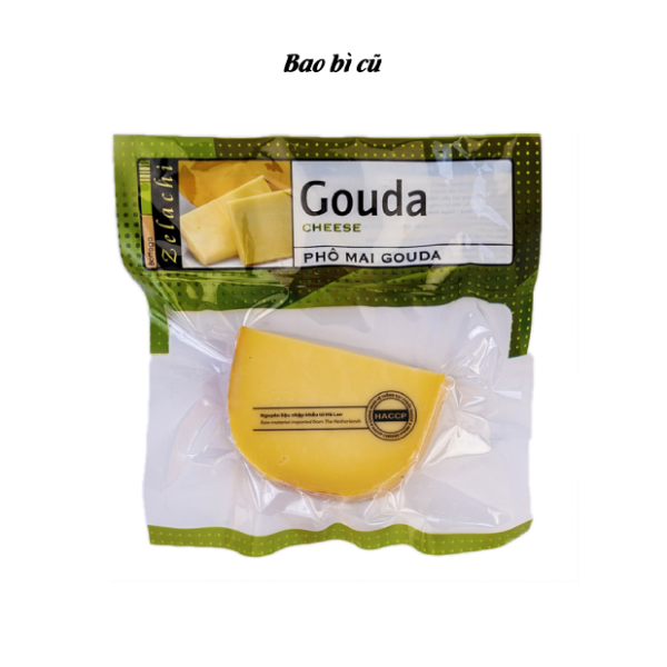 Phô mai Gouda Bottega Zelachi khối 100g