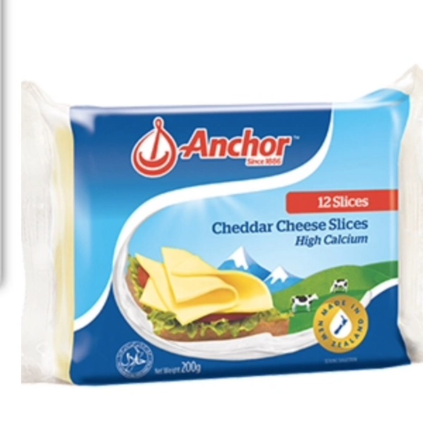 Phô mai lát cheddar Anchor 200g (12 lát)