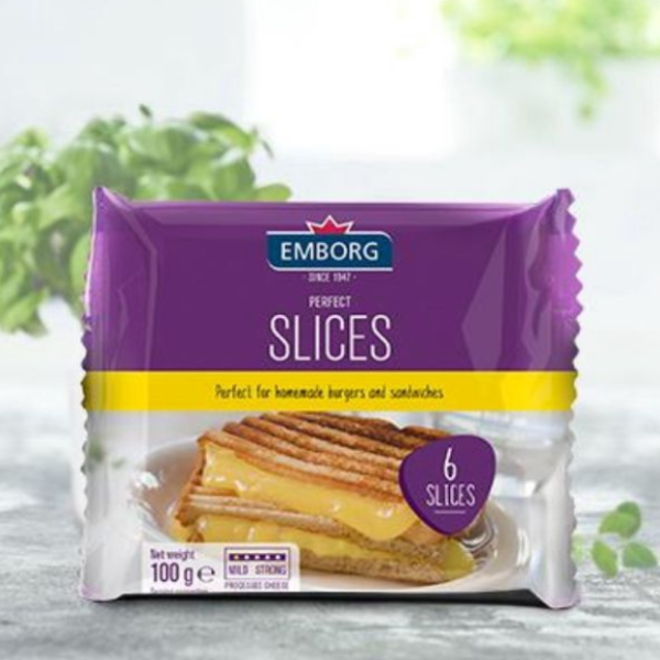 Phô mai lát Emborg 100g