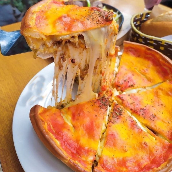 Pizza Chicago nhồi vị thập cẩm size 16cm