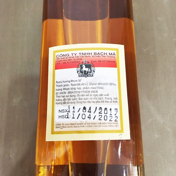 Rượu rhum ISC 700ml