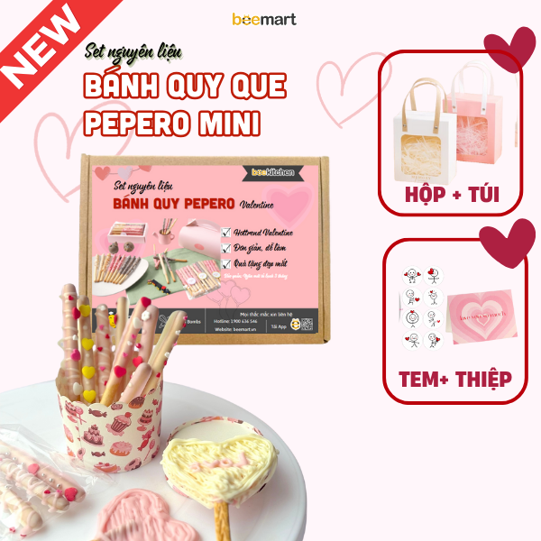 [SNL] Trang trí Bánh quy que Pepero mini ( 1 loại bánh )