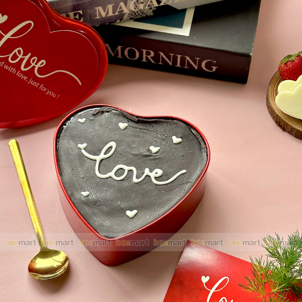 [SNL] Bánh kem hộp thiếc tim đỏ