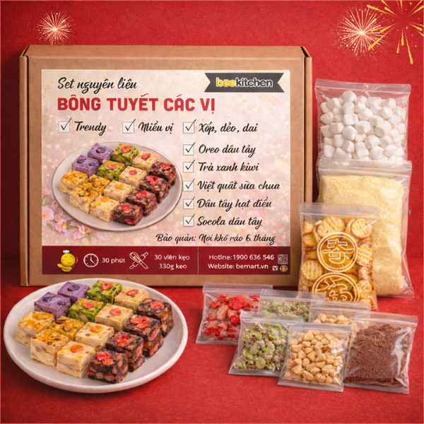 [SNL] Kẹo nougat/ Bánh bông tuyết các vị