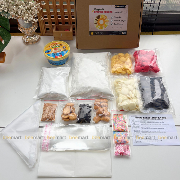 [SNL] Bánh quy que Pepero Bigsize ( Set tự làm A-Z)