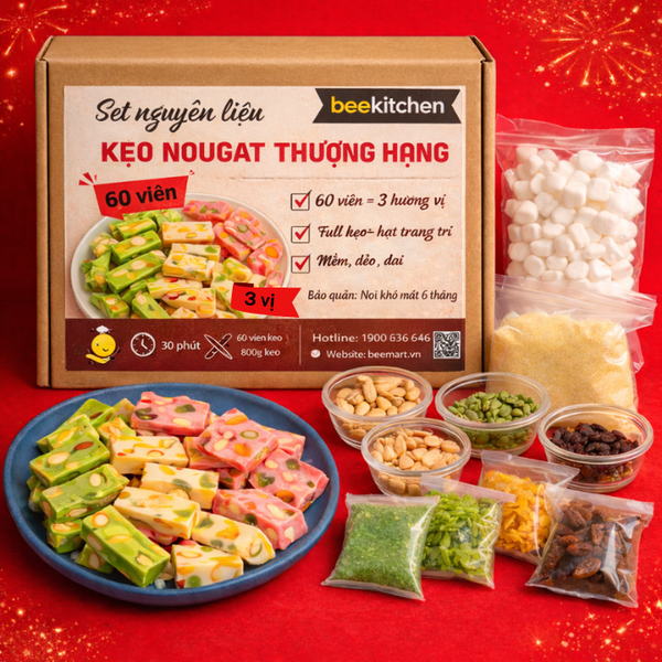 [SNL] Nougat thượng hạng 60 viên 3 vị