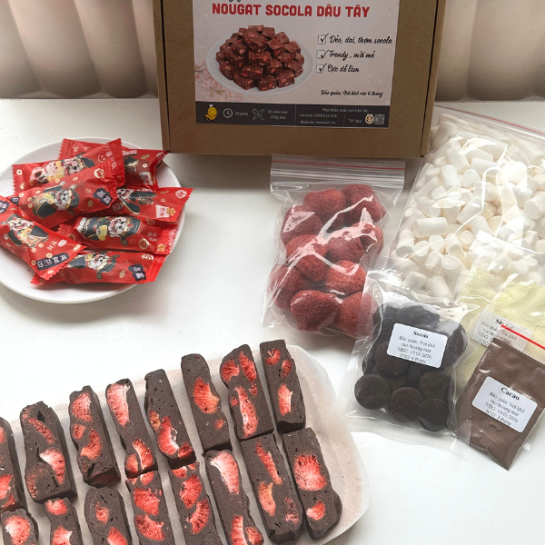 [SNL] Nougat Socola dâu tây