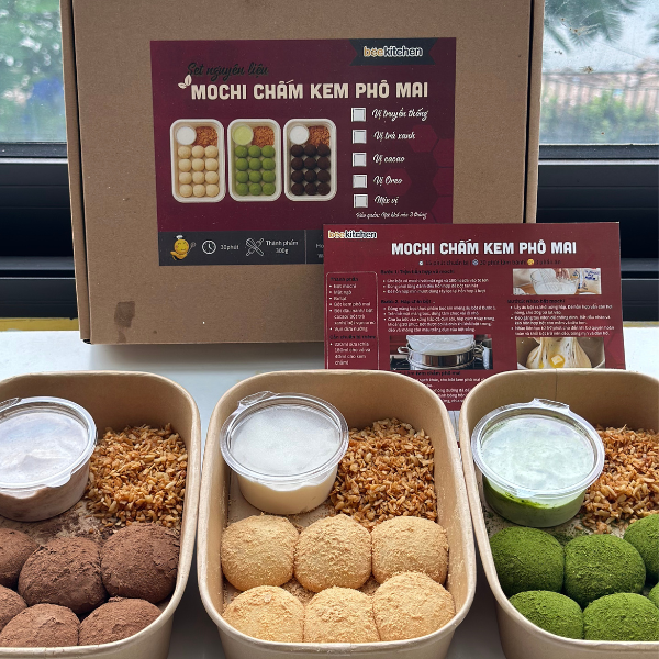 [SNL] Bánh Mochi chấm kem phô mai