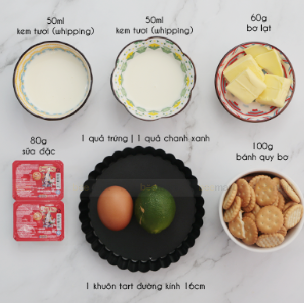 [SNL kem tươi] Bánh chanh Key Lime Pie (Chỉ giao HN-HCM)